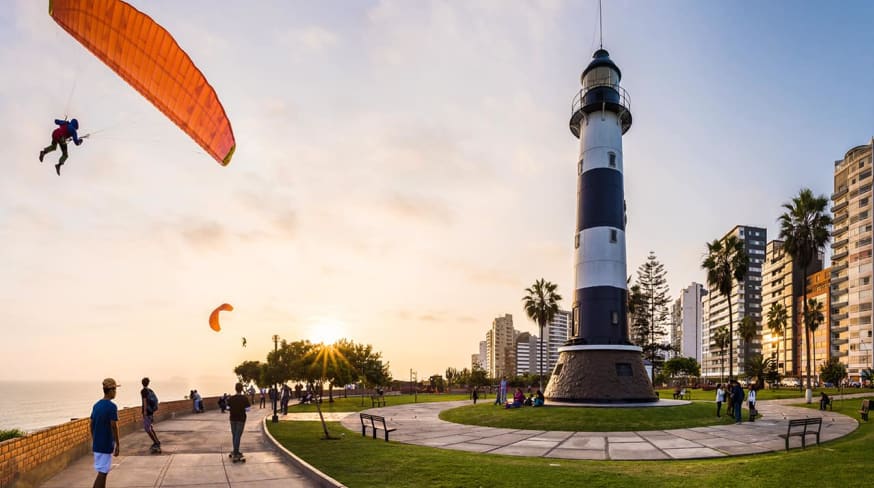 Peru lima miraflores farol