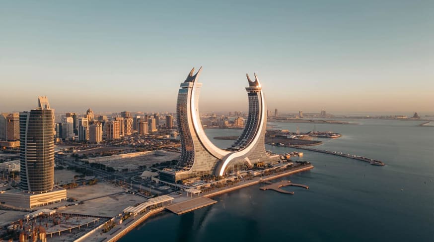 Qatar doha raffles aerea