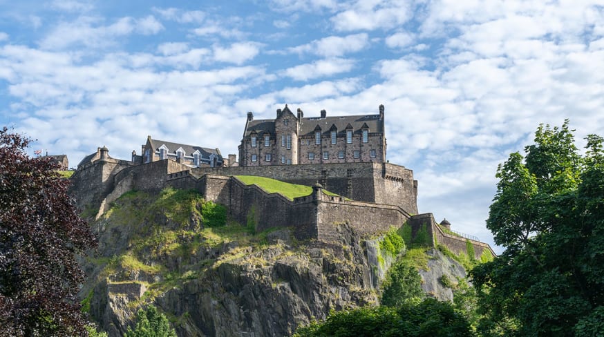 Castelo de edimburgo reino unido
