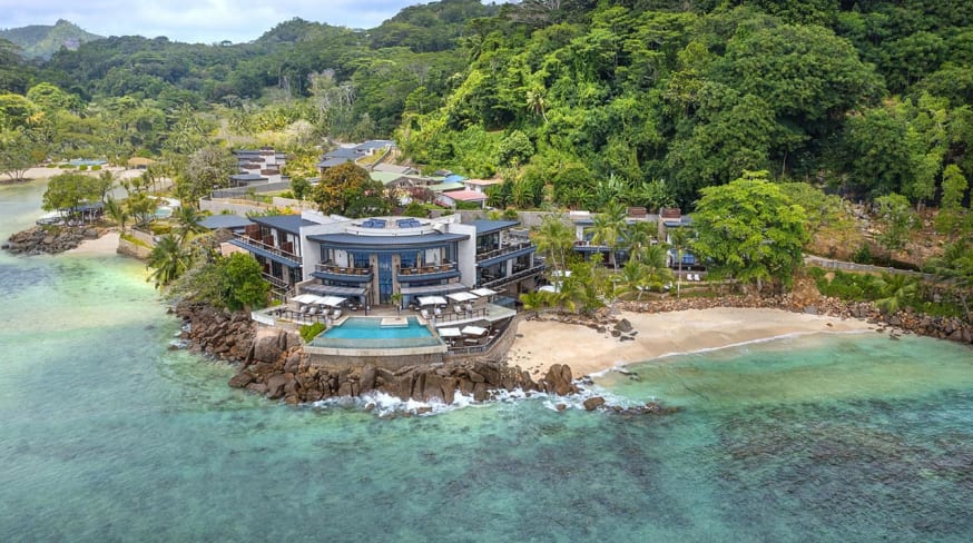 Mango house seychelles vista aerea