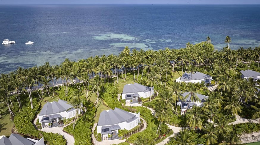 Waldorf astoria seychelles platte island vista aerea villas