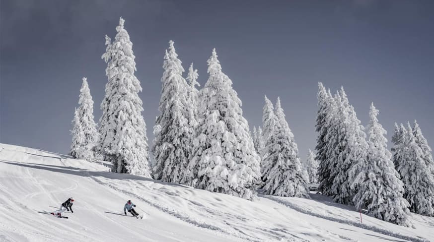 Gstaad inverno paissagem