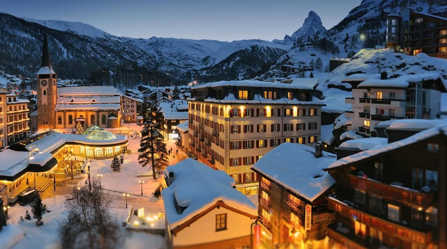 Monte rosa zermatt hotel e cidade
