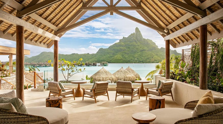 Tahiti the westin bora bora resot recepcao