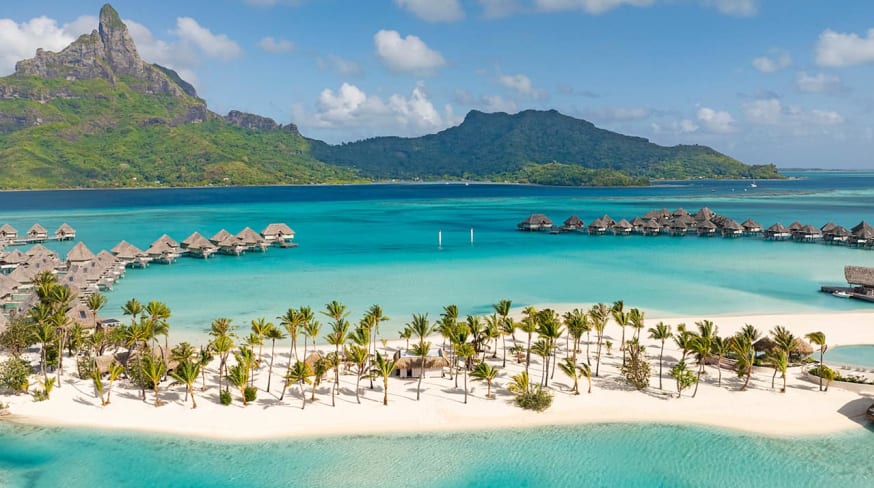 Tahiti the westin bora bora resot vista aerea