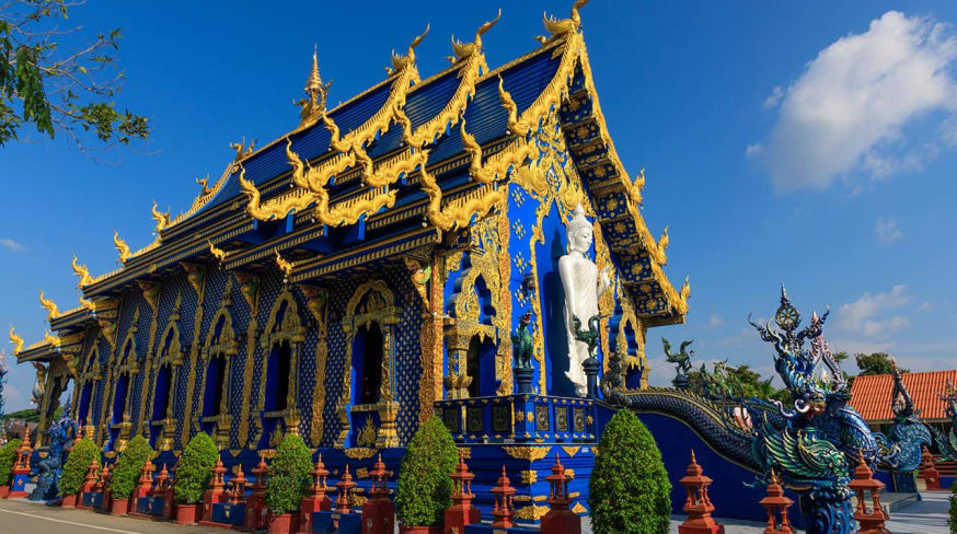 Tailandia wat rong seur ten blue temple