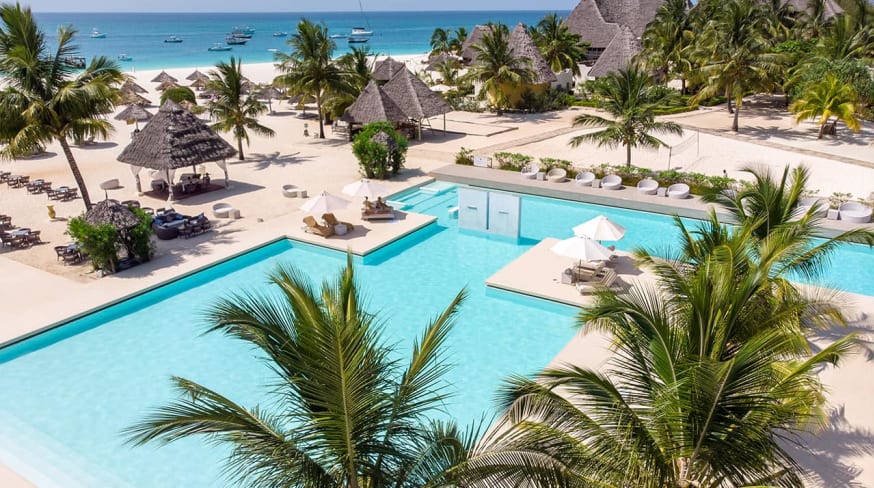 Tanzania gold zanzibar piscina aerea