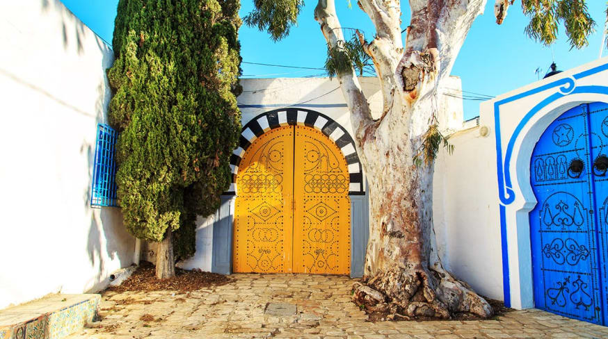 Arquitetura turca - Sidi Bou Said.