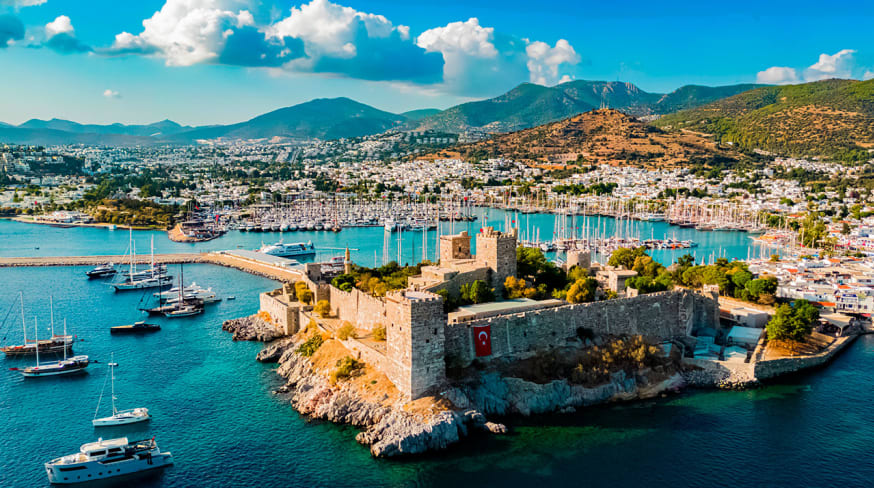 Bodrum turquia vista aerea