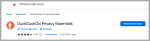 DuckDuckGo Privacy Essentials for Chrome screenshot
