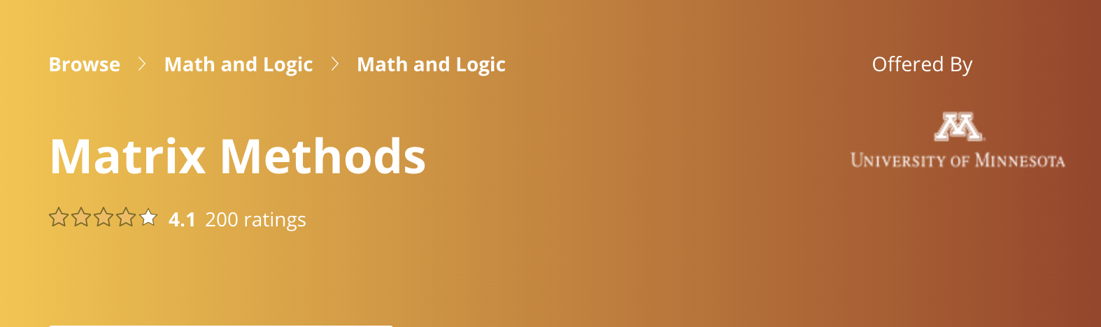 Data Science Math Course