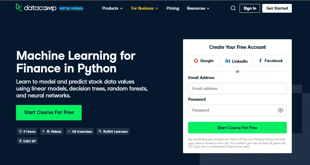 Machine Learning for Financ