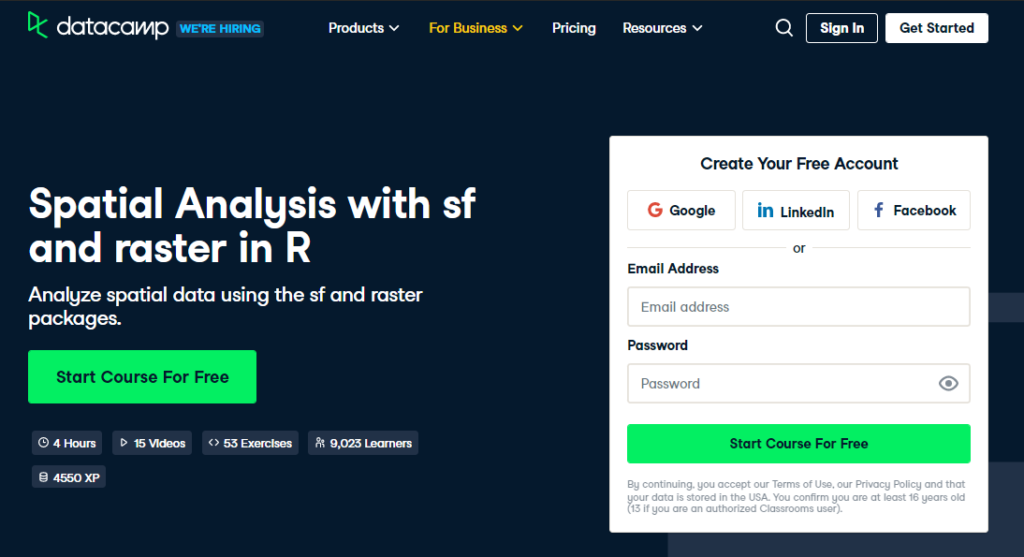Spatial Analysis with sf and raster in R
