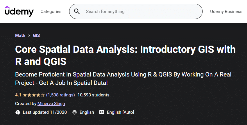Spatial Data Analysis