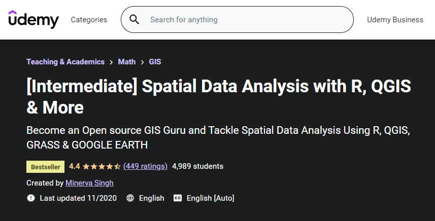 Spatial Data Analysis