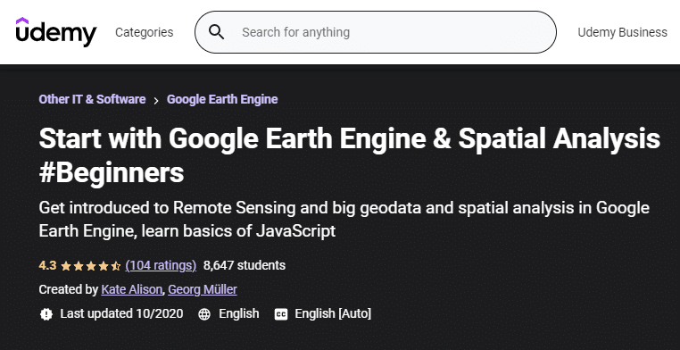 Spatial Analysis Beginners