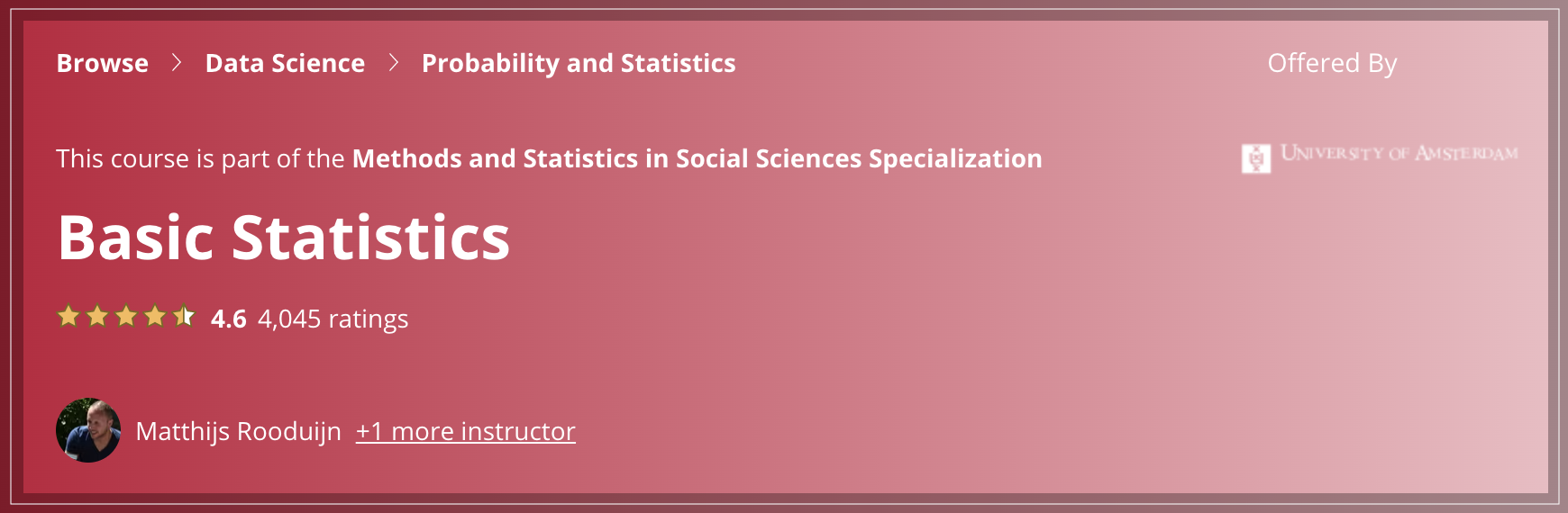 Basic Statistics for Data Science
