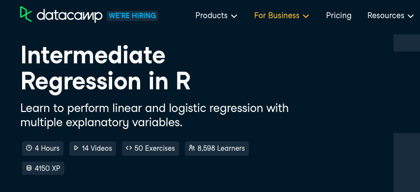 Intermediate Regression in R