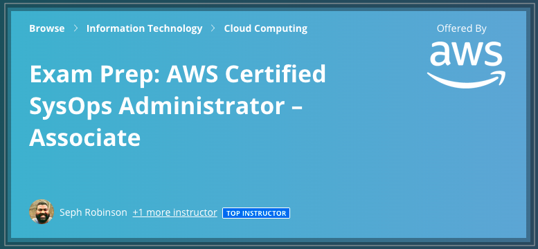 AWS SysOps Administrator Associate