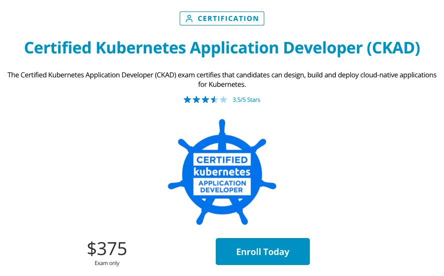 Certified Kubernetes Application Developer