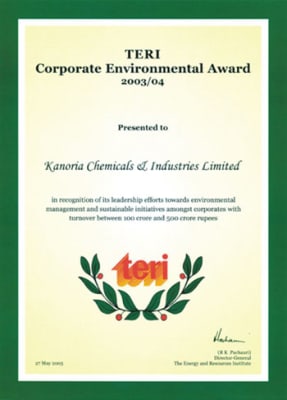 TERI Corporate Environent Award