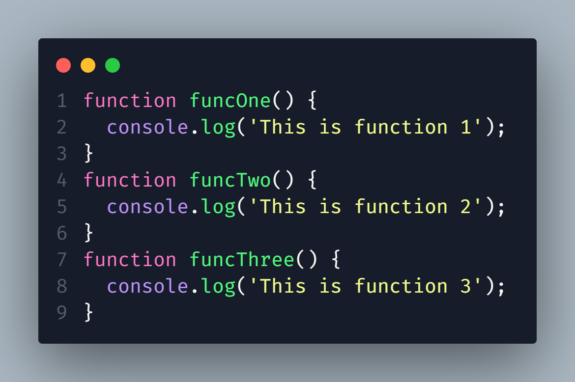 js code