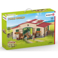 Schleich Farm World 42195 Hevostalli, mukana hevoset ja tarvikkeet |   verkkokauppa