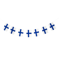 Suomen lippu paperinen viirinauha  verkkokauppa