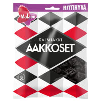 Malaco Aakkoset Salmiakki 180 g karkkipussi  verkkokauppa