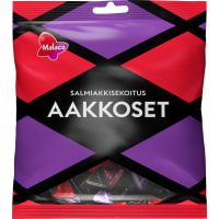 Malaco Aakkoset 280 g salmiakkisekoituspussi  verkkokauppa