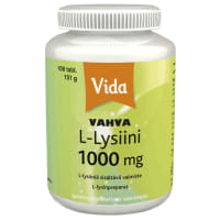 Vida L-lysiini 1000 mg 100 tabl. ravintolisä  verkkokauppa
