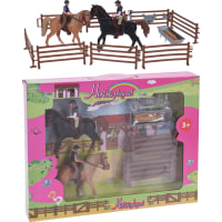 Hevosaitaus, 2 hevosta ja 2 ratsastajaa  verkkokauppa