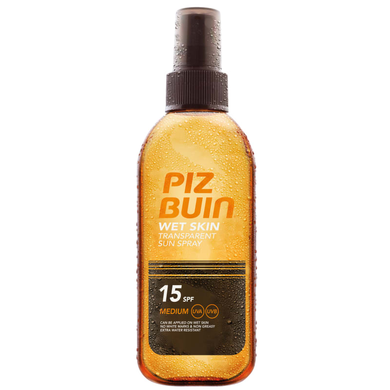 Piz Buin Wet Skin SK15 150 ml aurinkovoidespray   verkkokauppa