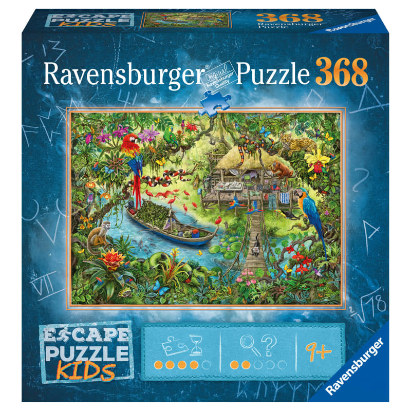 Ravensburger ESCAPE Kids Jungle 368p palapeli  verkkokauppa