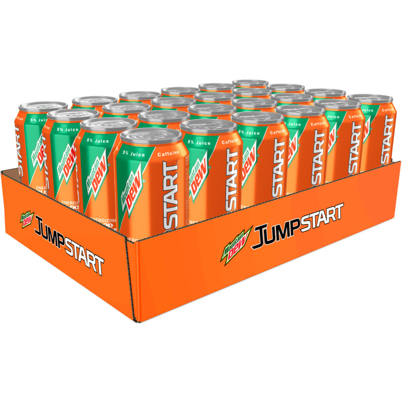 Mountain Dew Jumpstart Blood Orange 24x0,44l virvoitusjuoma