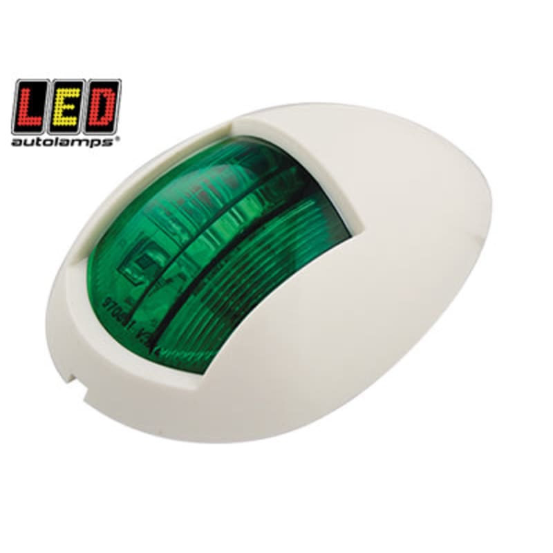 Led Autolamps 12/24V 76x52x24mm valkoinen vihreä kulkuvalo   verkkokauppa