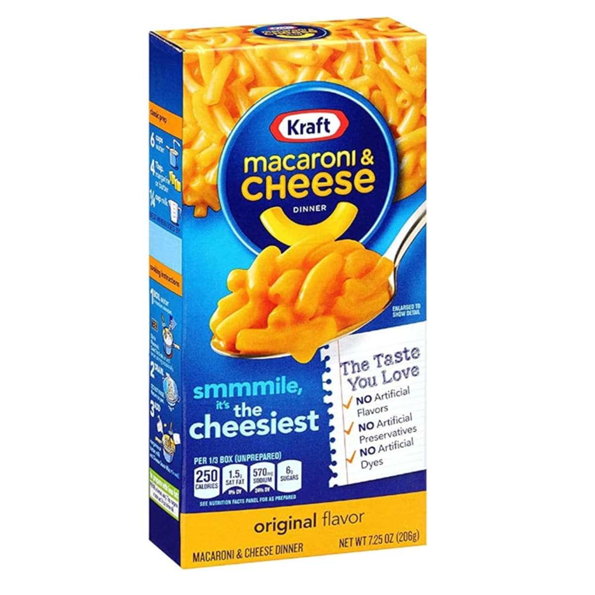 KRAFT Macaroni & Cheese Dinner 206g juustomakaroni pasta-ateria |   verkkokauppa