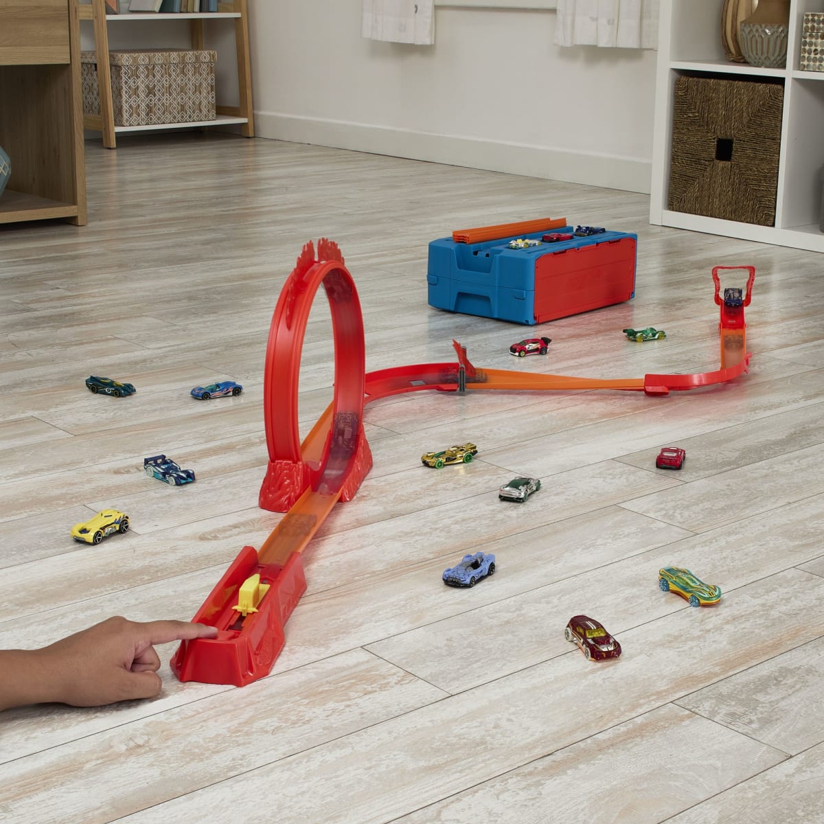 Hot Wheels Track Builder Flame Stunt Pack – Child's Play