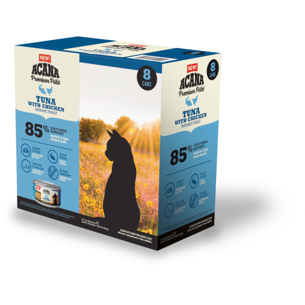 Acana Cat Premium paté Tuna/ Chicken 8 x 85 g kissan märkäruoka |   verkkokauppa