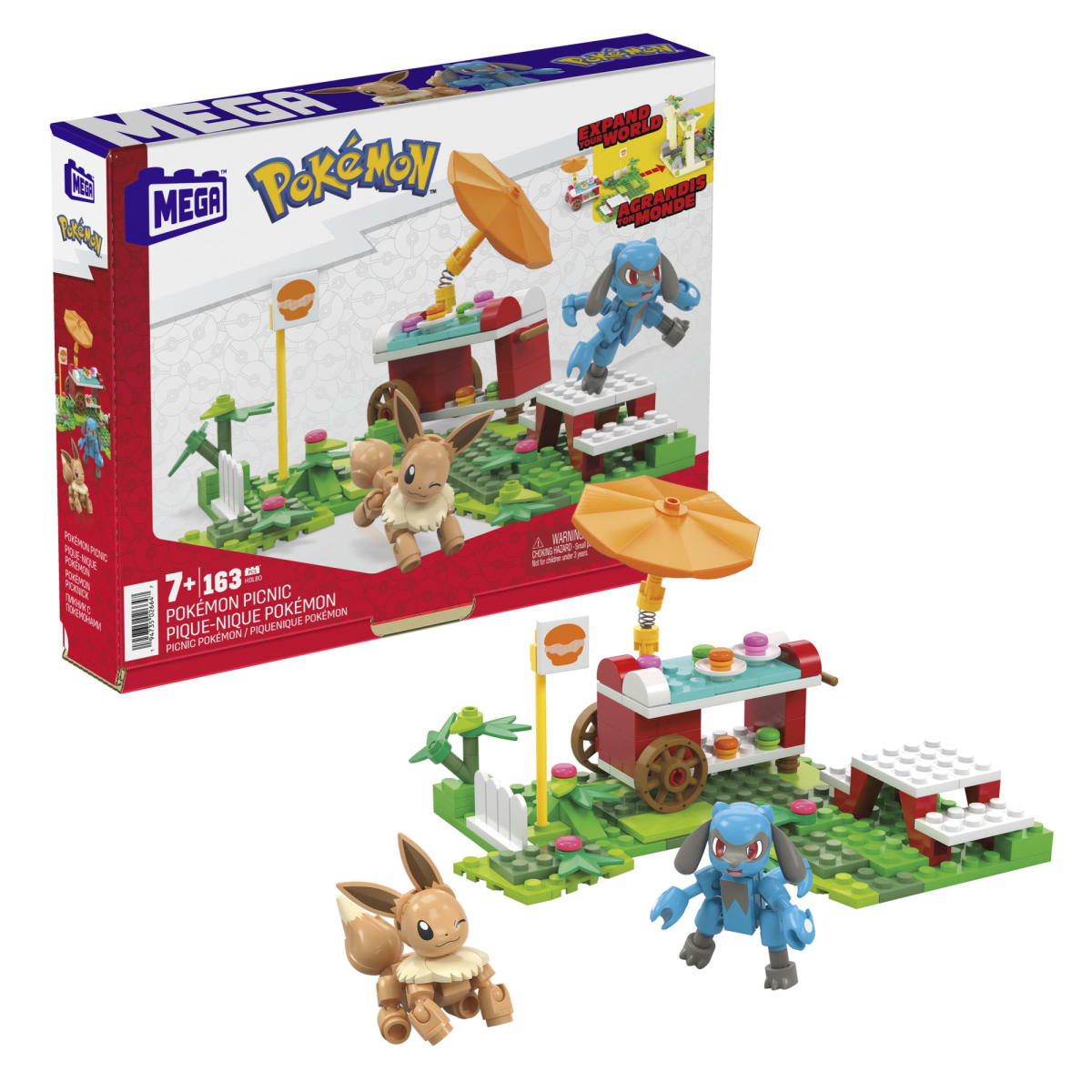 Mega Bloks Pokemon Builder Poké Puff Picnic rakennussarja