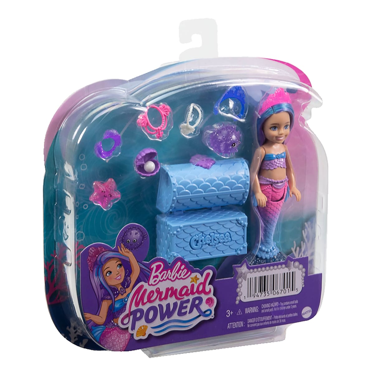 Mermaid barbie chelsea top