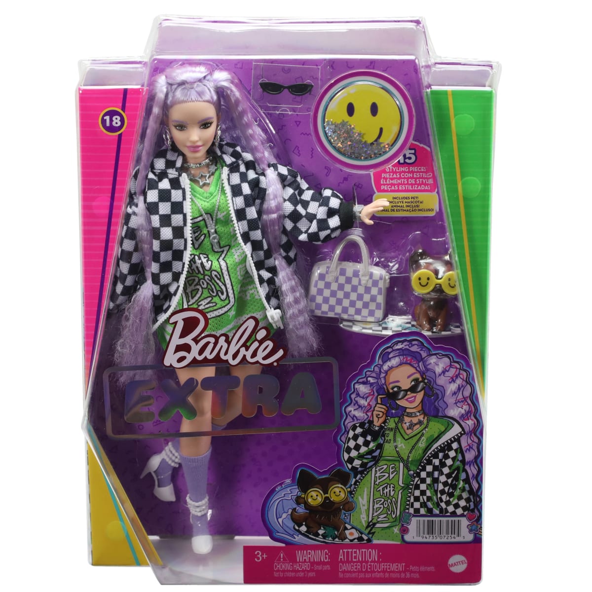 Barbie Extra Doll Racecar Jacket nukke  verkkokauppa