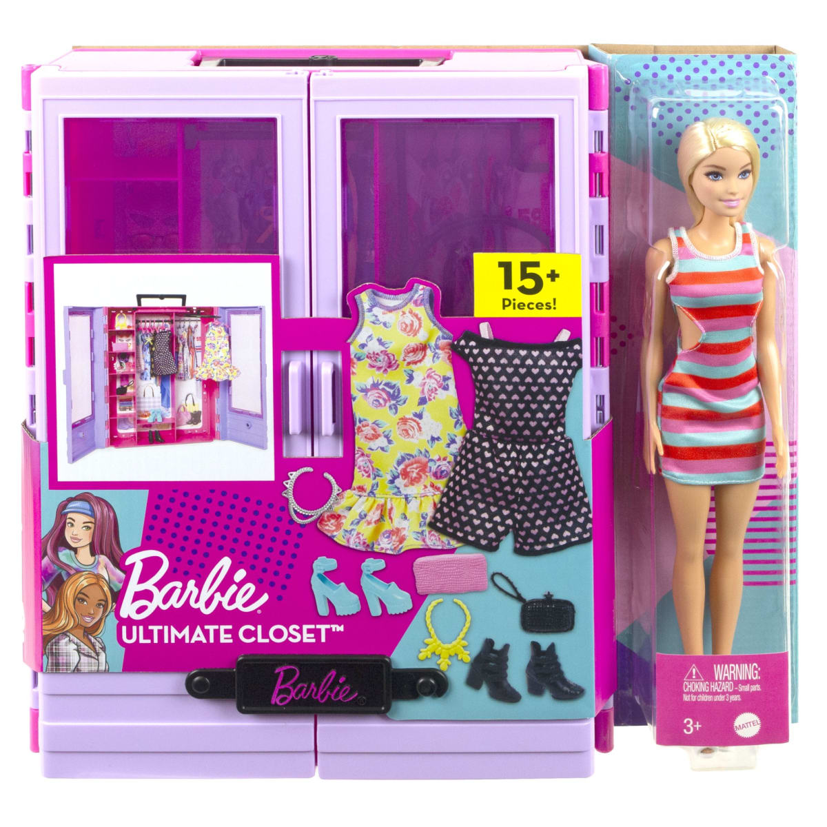Barbie Ultimate Closet With Doll vaatekaappi ja nukke   verkkokauppa