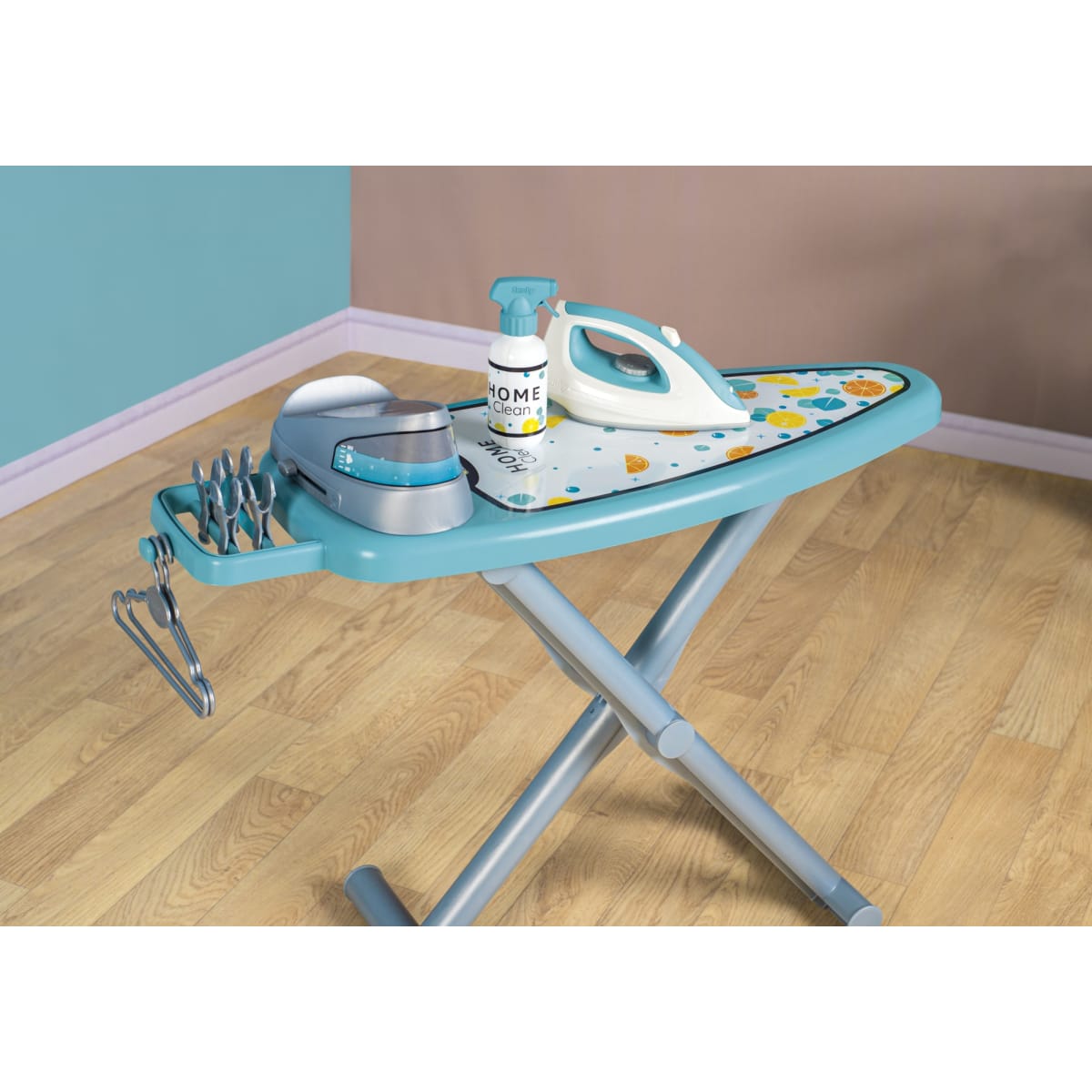 Smoby Ironing Board Steam Iron lasten leikkisilitysrauta ja silityslauta Karkkainen verkkokauppa