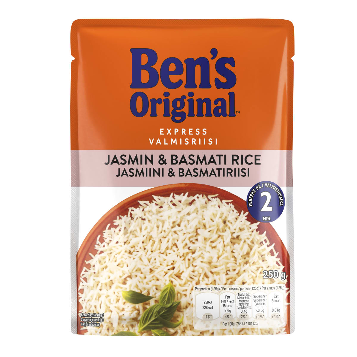 Ben's Original 250g jasmiini&basmati valmisriisi   verkkokauppa