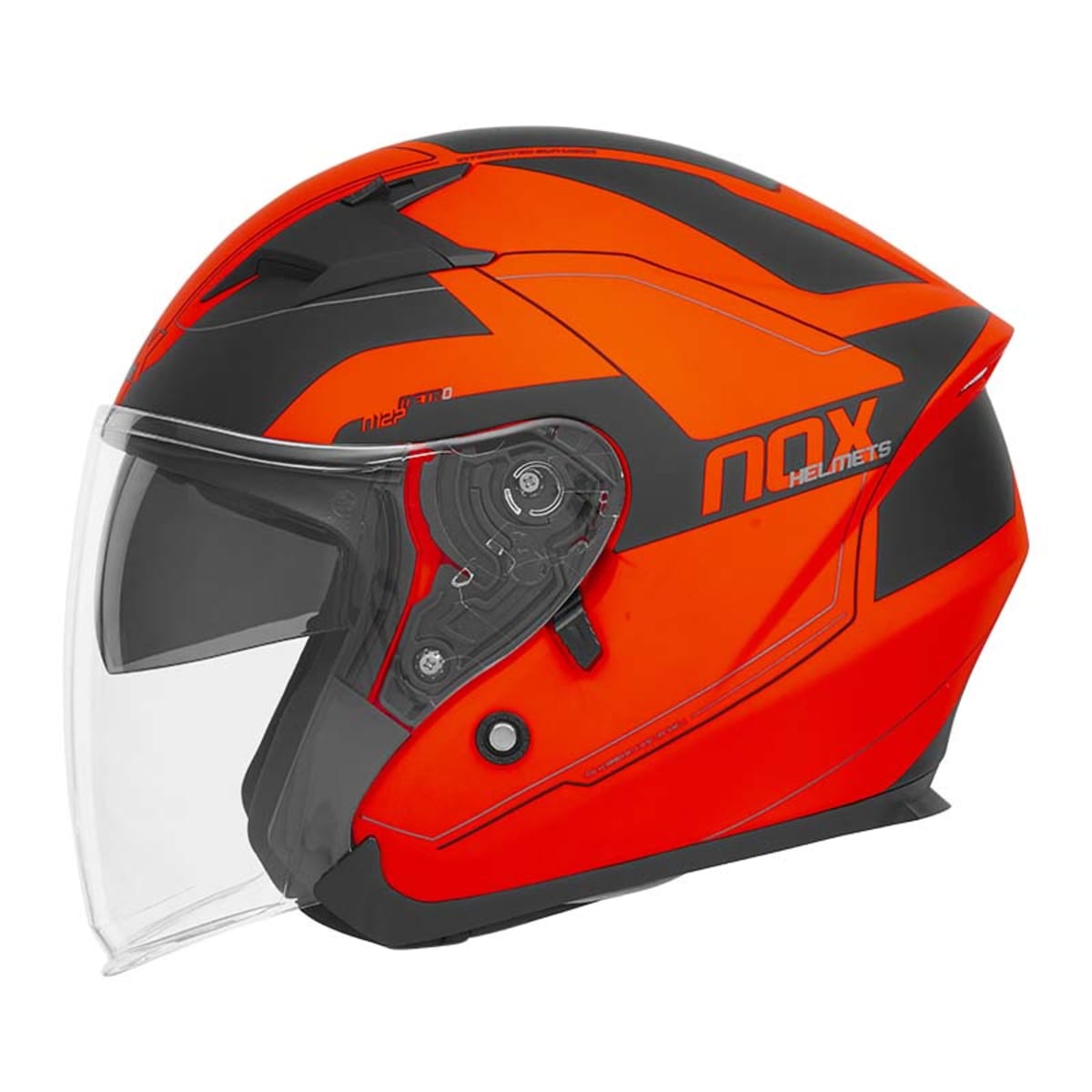 Nox N127 METRO neon orange avokypärä  verkkokauppa