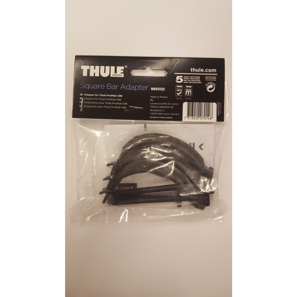 Thule proride square bar adapter deals