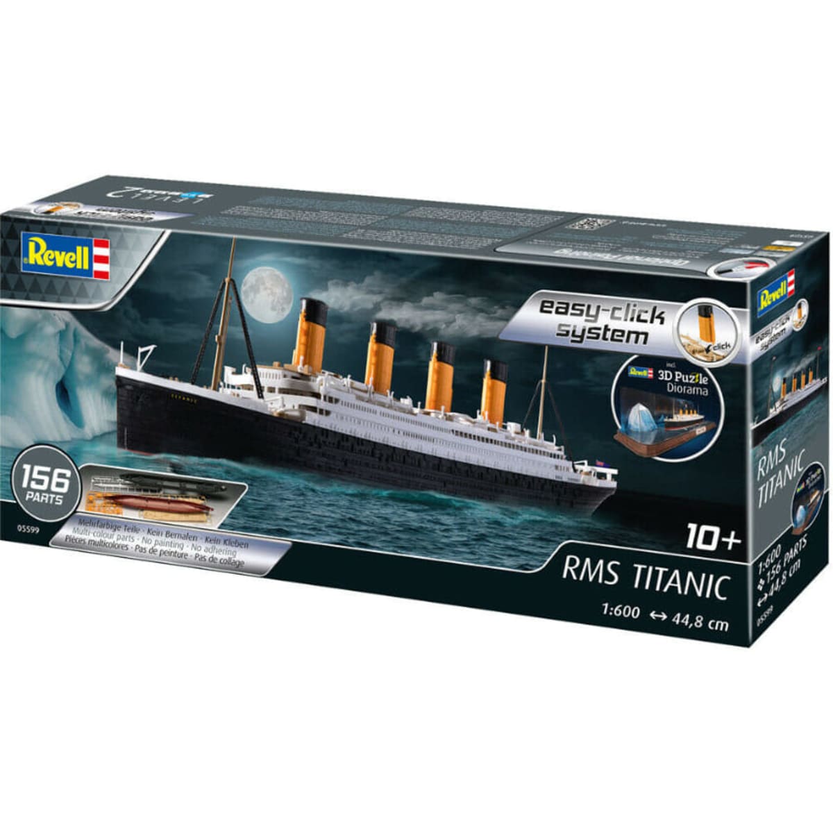 Revell Gift Set RMS Titanic + 3D Puzzle (Iceberg) 1:600 pienoismalli |   verkkokauppa