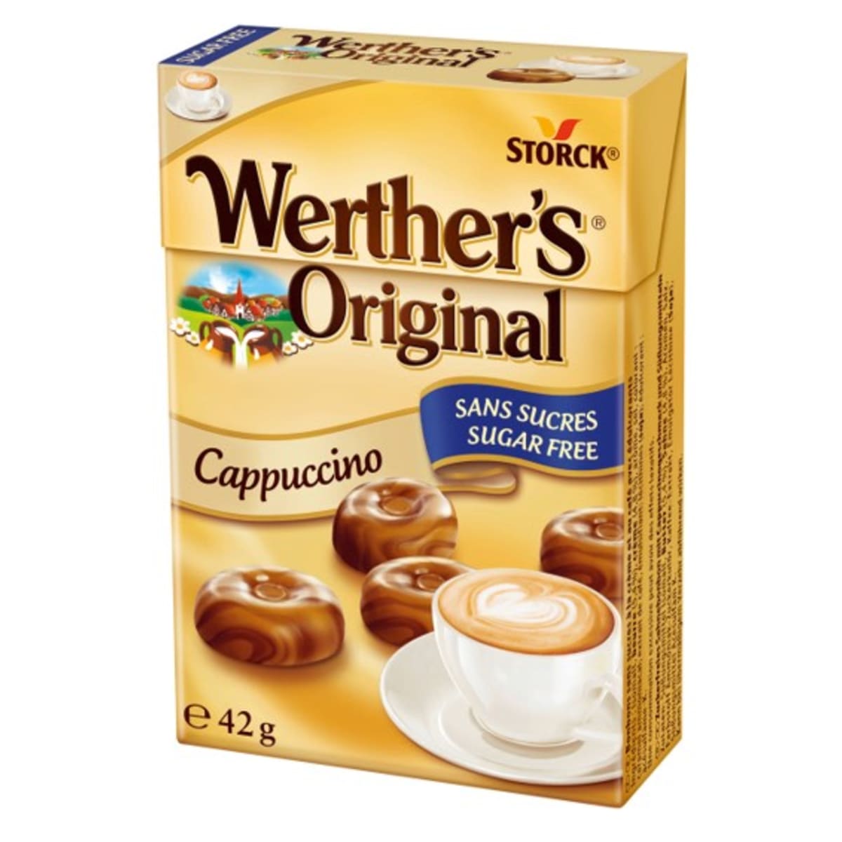 Werther´s Original 42g Cappucino sokeriton kermakaramelli   verkkokauppa