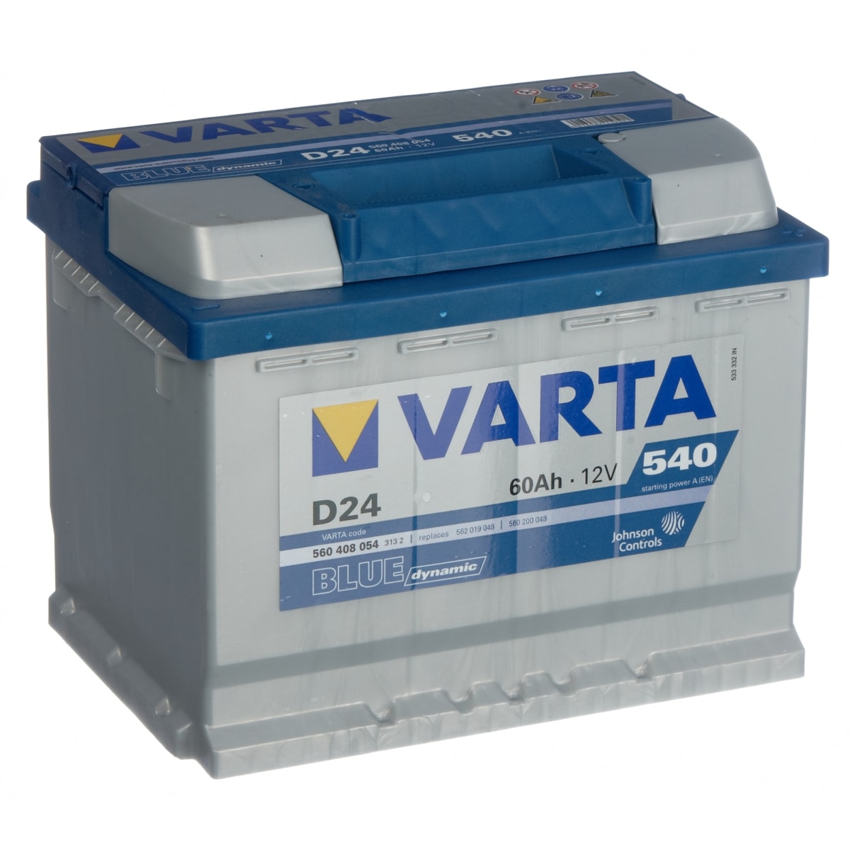 VARTA D24 Batterie Voiture Blue Dynamic 560 408 054 60Ah